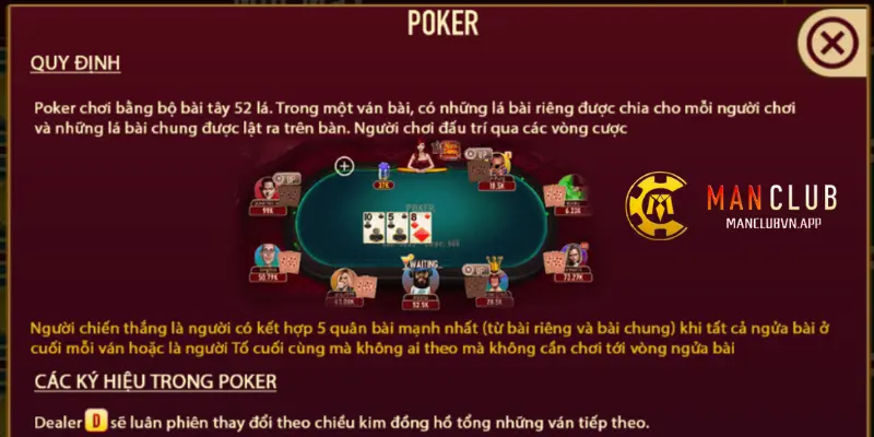 Mẹo chơi Poker MANCLUB